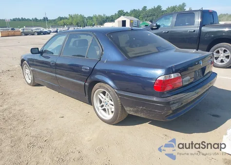 2001 BMW 740Il Il from USA, damaged, VIN WBAGH834X1DP28386